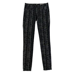 Rag And Bone Womens Skinny Jeggings 24 Black White Stretch Y2K Streetwear
